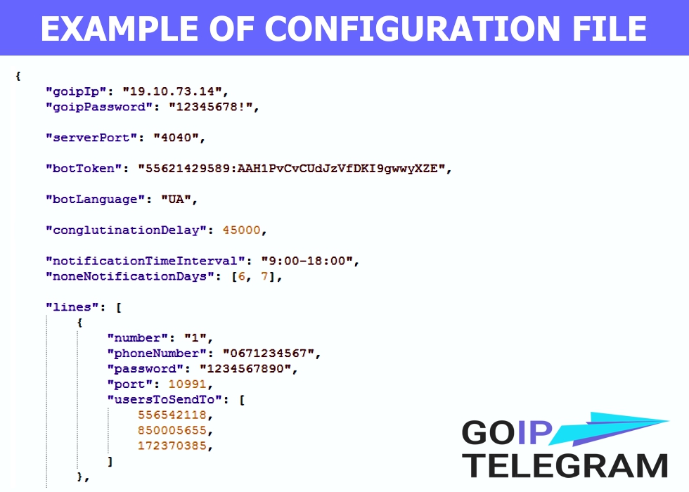 Example configuration file